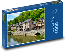 Fluss, Kanal, Dorf Puzzle 1000 Teile - 60 x 46 cm