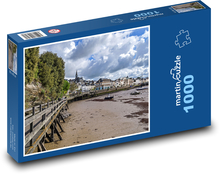 Fußgängerbrücke, Küste, Stadt Puzzle 1000 Teile - 60 x 46 cm