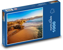 Slunce nad písečnou pláží Puzzle 1000 dílků - 60 x 46 cm