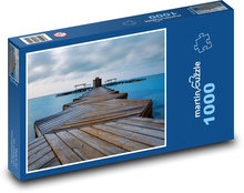 Wooden way to the sea Puzzle 1000 pieces - 60 x 46 cm 