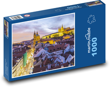 Golden Prague at dusk Puzzle 1000 pieces - 60 x 46 cm 