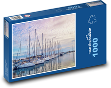Lode, prístav Puzzle 1000 dielikov - 60 x 46 cm 