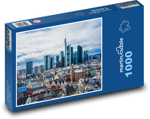 Frankfurt - mesto kontrastov Puzzle 1000 dielikov - 60 x 46 cm 
