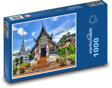 Chrám Chiang Mai Puzzle 1000 dílků - 60 x 46 cm