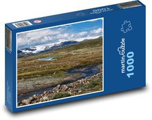 Berglandschaft,Hardangervidda, Norwegen Puzzle 1000 Teile - 60 x 46 cm