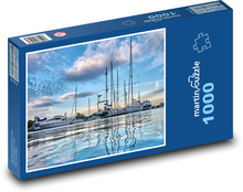 Harbor, ships Puzzle 1000 pieces - 60 x 46 cm