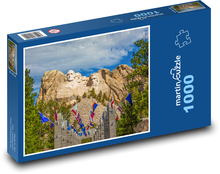 USA – Mount Rushmore, pomnik skalny Puzzle 1000 elementów - 60x46 cm