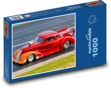 Závodní auto Puzzle 1000 dílků - 60 x 46 cm