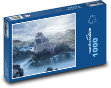 Fantazie, hrad Neuschwanstein Puzzle 1000 dílků - 60 x 46 cm