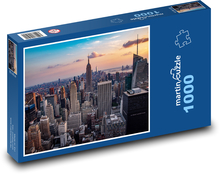 Manhattan - USA Puzzle 1000 elementów - 60x46 cm
