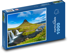 Island - příroda Puzzle 1000 dílků - 60 x 46 cm