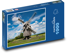 Drewniany wiatrak Puzzle 1000 elementów - 60x46 cm