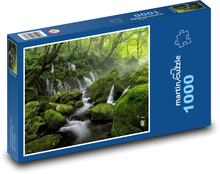 Wasserfall, Natur Puzzle 1000 Teile - 60 x 46 cm