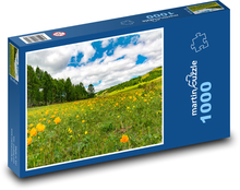 Kwitnąca łąka Puzzle 1000 elementów - 60x46 cm