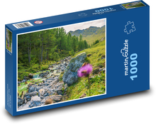 Hintertux - Zillertal - Alpy Puzzle 1000 dílků - 60 x 46 cm