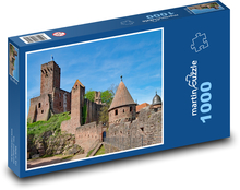 Středověký hrad Puzzle 1000 dílků - 60 x 46 cm