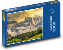 Príroda, hory, les Puzzle 1000 dielikov - 60 x 46 cm 