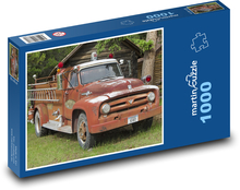 Altes Feuerwehrauto Puzzle 1000 Teile - 60 x 46 cm