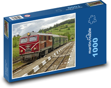 Bulharsko, vlak, stanice Puzzle 1000 dielikov - 60 x 46 cm 