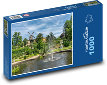 Park, záhrada Puzzle 1000 dielikov - 60 x 46 cm 