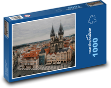 Praga - Rynek Starego Miasta Puzzle 1000 elementów - 60x46 cm