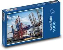 Hamburg - Hafen Puzzle 1000 Teile - 60 x 46 cm