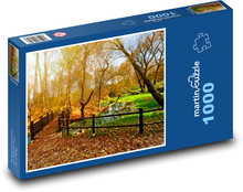 Jeseň, park Puzzle 1000 dielikov - 60 x 46 cm