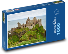 Irlandia - Zamek Dunluce Puzzle 1000 elementów - 60x46 cm
