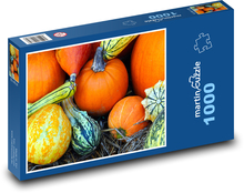Zelenina, dýně Puzzle 1000 dílků - 60 x 46 cm