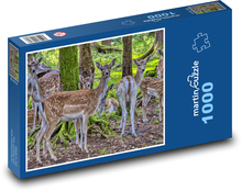 European fallow deer Puzzle 1000 pieces - 60 x 46 cm 