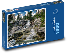 Potok ve skále Puzzle 1000 dílků - 60 x 46 cm