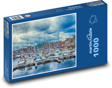 Marina, Hafen Puzzle 1000 Teile - 60 x 46 cm