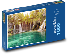 Chorvátsko - Plitvice Puzzle 1000 dielikov - 60 x 46 cm 