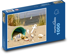 Piasek, morze, wakacje Puzzle 1000 elementów - 60x46 cm