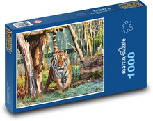Tygr Ussurijský Puzzle 1000 dílků - 60 x 46 cm