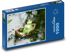 Frog on a boat Puzzle 1000 pieces - 60 x 46 cm 