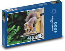 Veverička, hlodavec Puzzle 1000 dielikov - 60 x 46 cm 