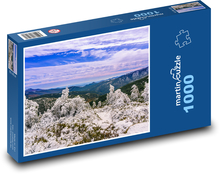 Sneh, hory, príroda Puzzle 1000 dielikov - 60 x 46 cm 