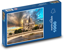 Francie - Notre Dame Puzzle 1000 dílků - 60 x 46 cm