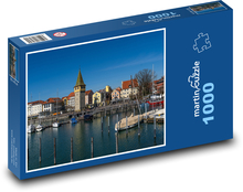 Hafen, Stadt Puzzle 1000 Teile - 60 x 46 cm