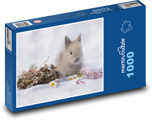 Zajačik - veľkonočné, jar Puzzle 1000 dielikov - 60 x 46 cm