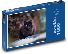 Cat - black, animal Puzzle 1000 pieces - 60 x 46 cm 