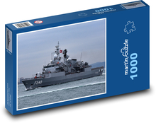 Łódź - morze, statek Puzzle 1000 elementów - 60x46 cm