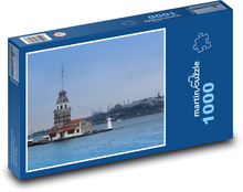 Turecko - moře, Istanbul Puzzle 1000 - 60x46 cm