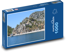 Sea - ship, coast Puzzle 1000 pieces - 60 x 46 cm 