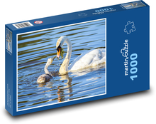 Schwan - Vogel, Wasser Puzzle 1000 Teile - 60 x 46 cm