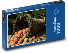 Dýně - zelenina, podzim Puzzle 1000 dílků - 60 x 46 cm