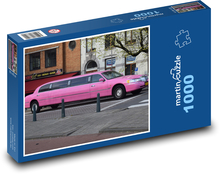 Rosa Limousine Puzzle 1000 Teile - 60 x 46 cm