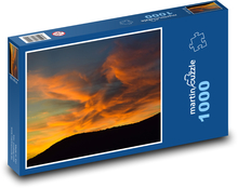 Zachód słońca - niebo Puzzle 1000 elementów - 60x46 cm