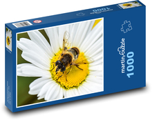 Bee - flower, nature Puzzle 1000 pieces - 60 x 46 cm 